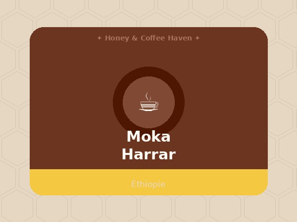Moka Harrar d'Éthiopie