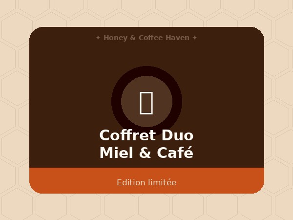 Coffret Duo Miel & Café